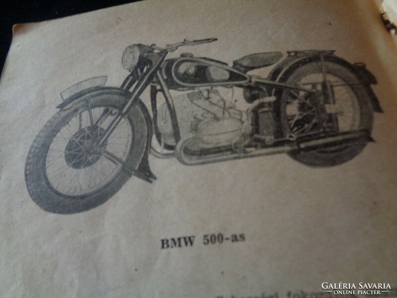 Ternai Z.  A motorkerékpár szerkezete és kezelése  1952 . 300 oldal
