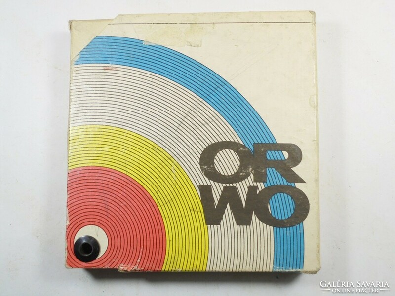 Old, retro magnetic tape magnetic tape orwo ddr East German