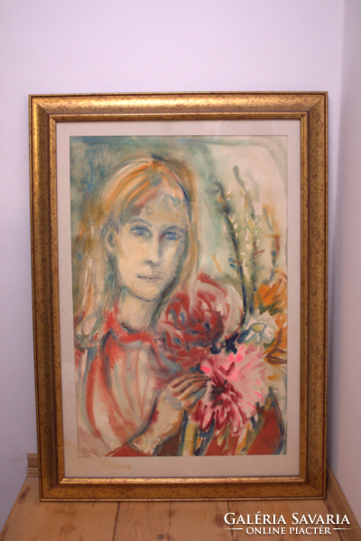 Rose painting by Kukovics