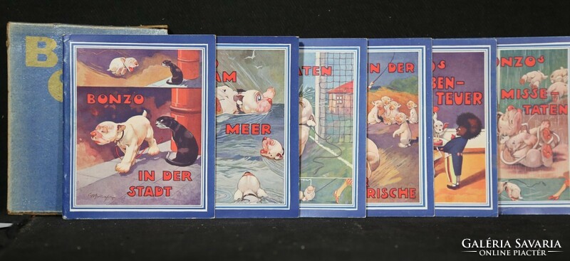 Bonzo dog stories. 6 volumes bound together in German. HUF 25,000