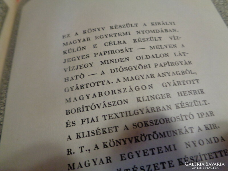 Vörösmarty m. Csongor and elf 1930 centenary edition, nice condition!!