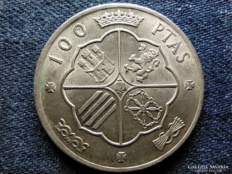 Spanyolország Francisco Franco (1936-1975) .800 ezüst 100 Peseta 1966 1968 (id50829)