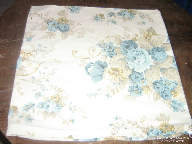 Beautiful vintage style blue rose decorative cushion cover