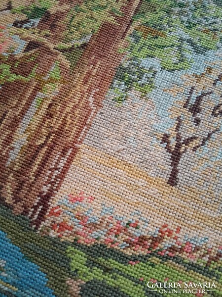Needle tapestry picture