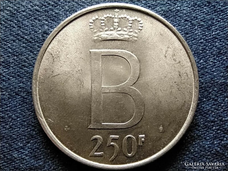 Belgium 25 éve király I. Baudouin .835 ezüst 250 Frank 1976 (id50828)
