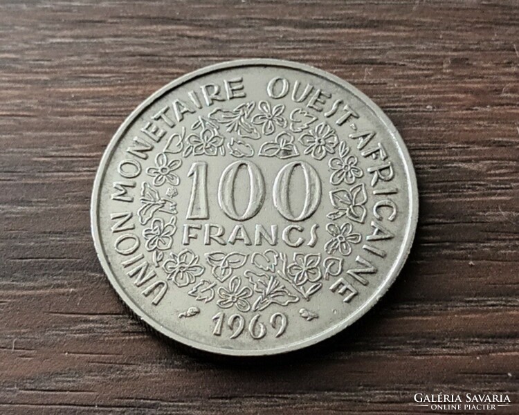 100 Francs, West Africa 1969