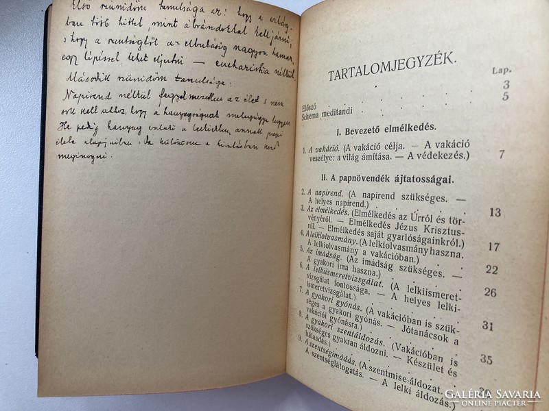 Vigilate et orate! Vacation advice for student priests, 1907 - with autograph entries
