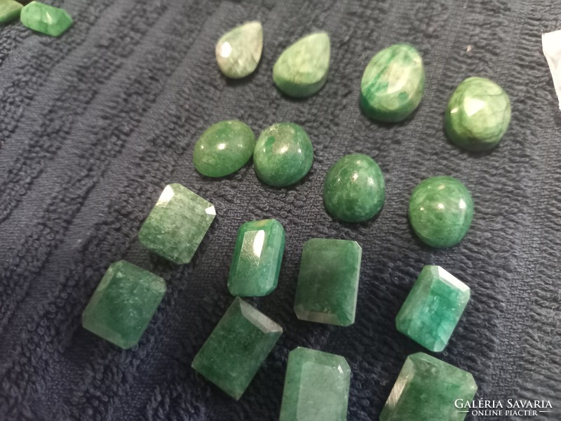 Action! Raw separable opaque emeralds! About 4-5 carats