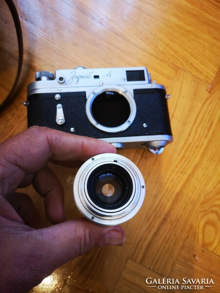 Gyönyörű fémházas fényképezőgép gyüjtői extra darab. Zorkij 4 Leica - Orosz