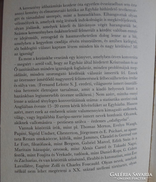 A XX. század konvertitái II. (Ecclesia, 1986)