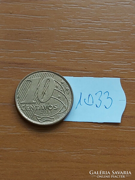 Brazil brasil 10 centavos 2013 1033