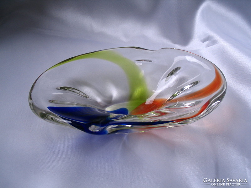 Czech glass bowl, ashtray