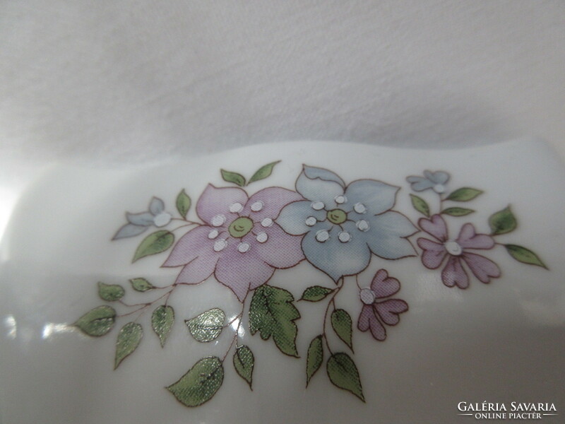 Marked, old Zsolnay floral bonbonier, jewelry holder. Negotiable!