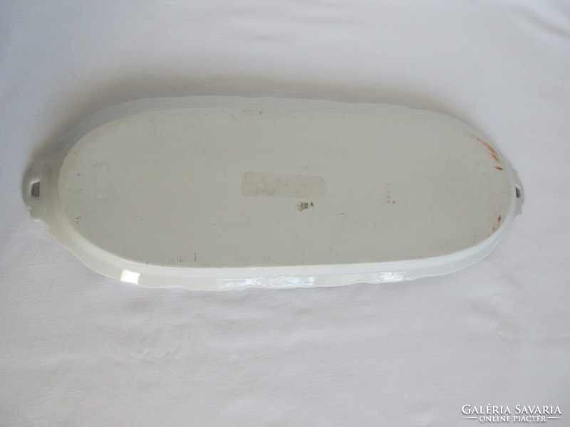 Old, shield-stamped, marked Zsolnay floral tray.. Negotiable!