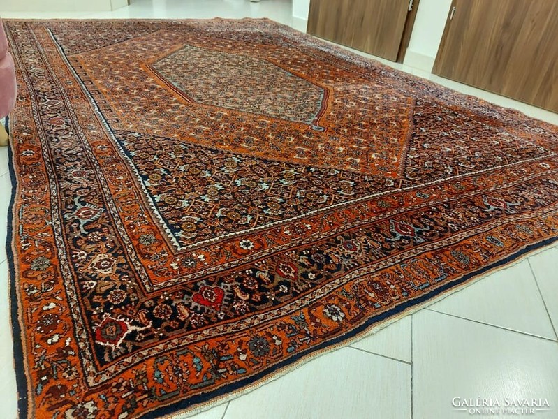 -31% Eredeti iráni bidjar 230x340 kézi csomózású gyapjú perzsa szőnyeg PF_15