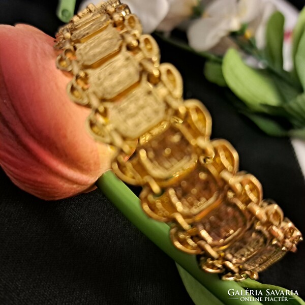 Israeli gold plated bracelet