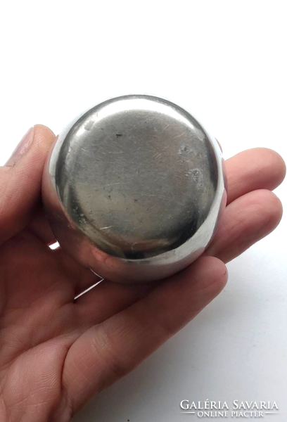 Small silver-plated holder