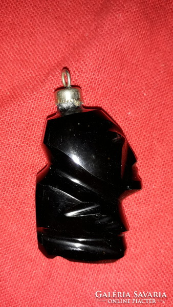 Very nicely crafted black tourmaline jewelry pendant as shown in the pictures