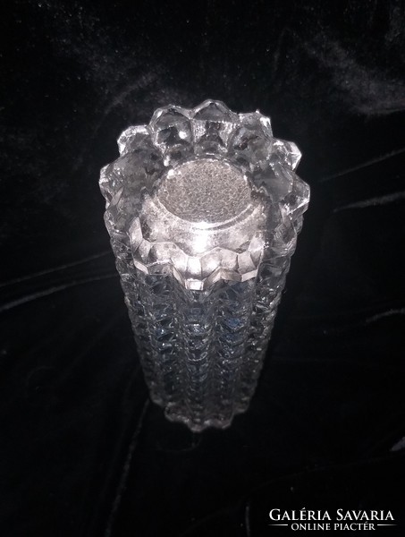 Retro üveg váza 22 cm