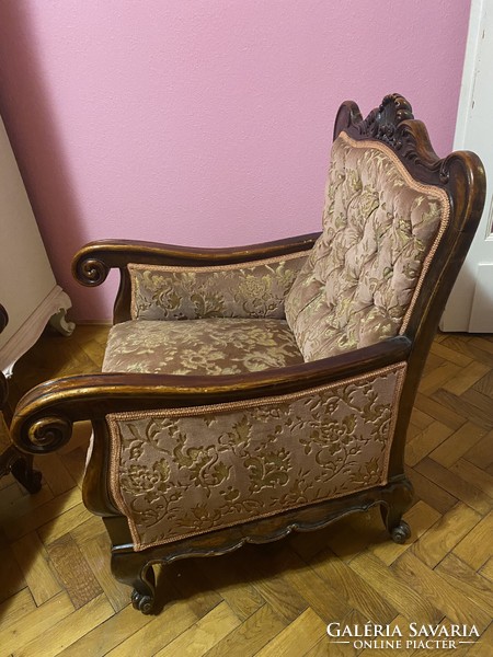 Barokk fotel párban