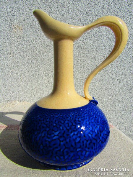 Antique Zsolnay jug, 21 cm high, perfect!