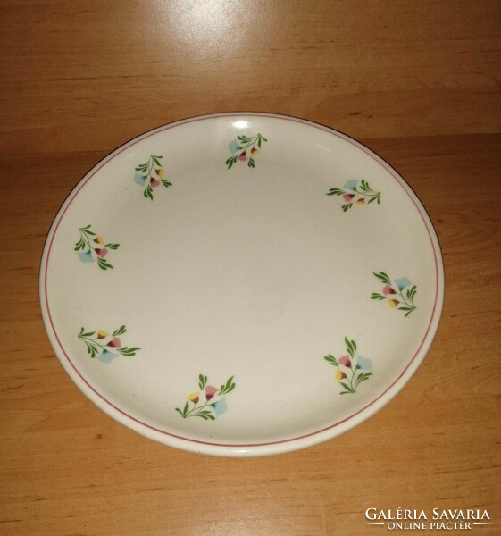 Porcelán virág mintás kínáló tál, asztalközép  28,5 cm (b)