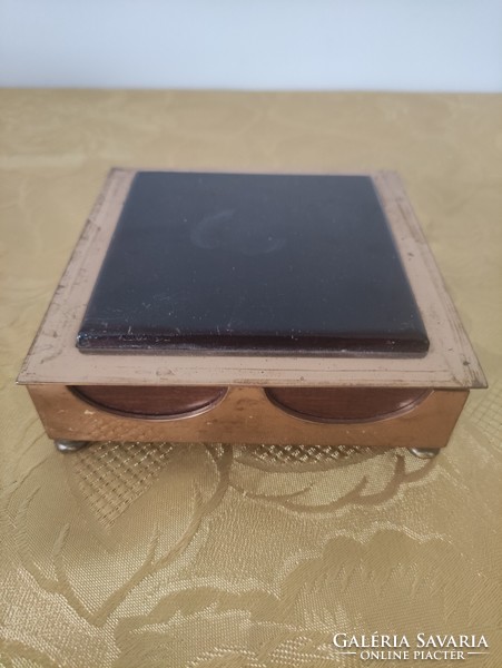Craft box copper/wood