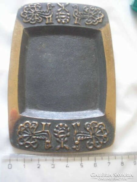 Antique artistic bronze jewelry storage rarity marked at the bottom for sale as a gift