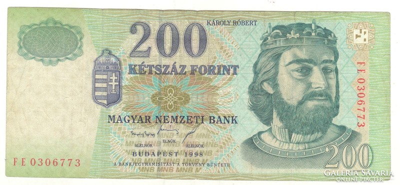 200 forint 1998 "FE" 1.