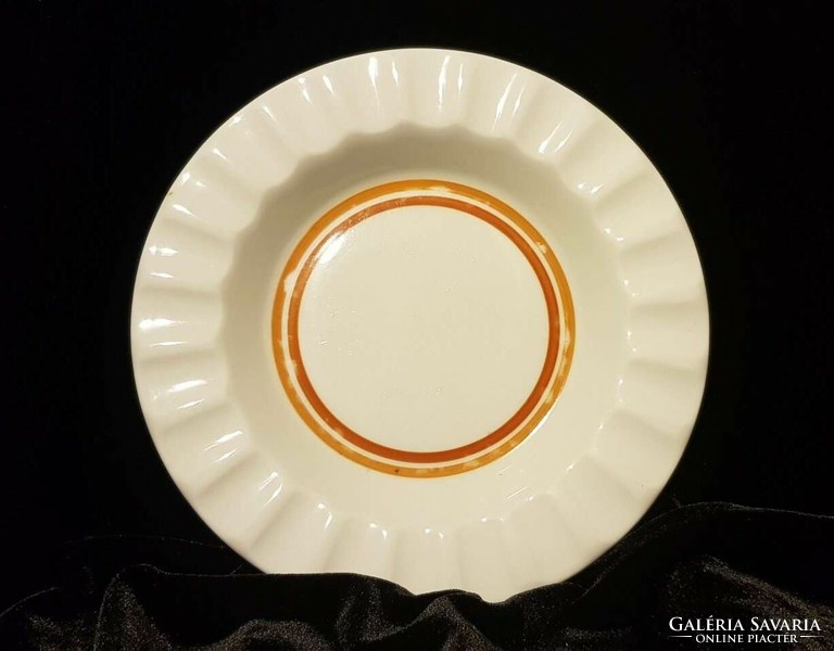 Alföldi porcelain brown striped small plate 16.5 cm