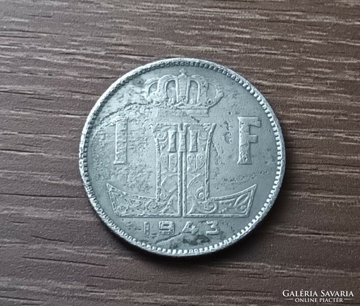 1 Franc, Belgium 1943