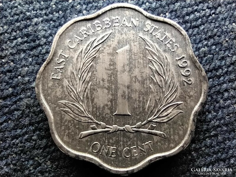 Kelet-karibi Államok Szervezete II. Erzsébet 1 cent 1992 (id60023)