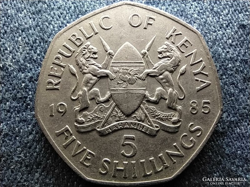 Kenya 5 shilling 1985 (id60073)