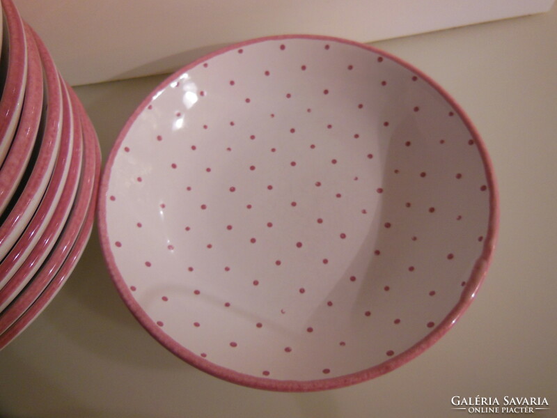 Plate - deep - gmundner - 20.5 x 4.5 cm - ceramic - beautiful - flawless