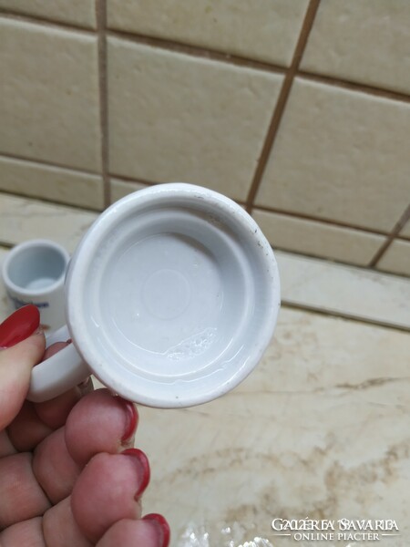 Porcelain short drinking jug 3 pieces for sale!