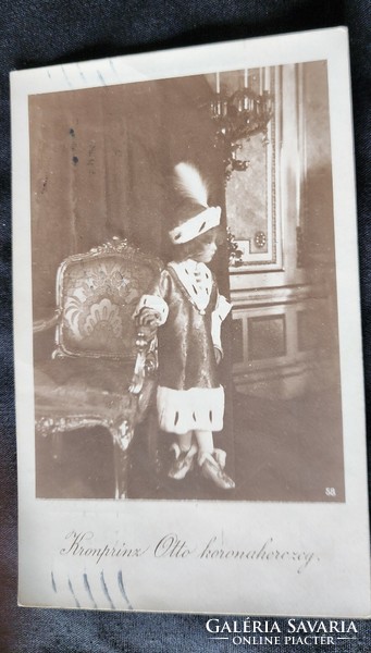King of Hungary iv. Coronation of Károly 1916 Habsburg Crown Prince Otto Crown Prince contemporary photo photo sheet
