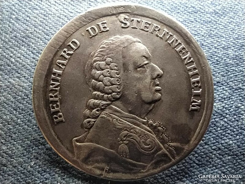 Bernhard Winkler von Sternnenheim 1771 ezüst emlékérem 36mm 12,29g (id69439)