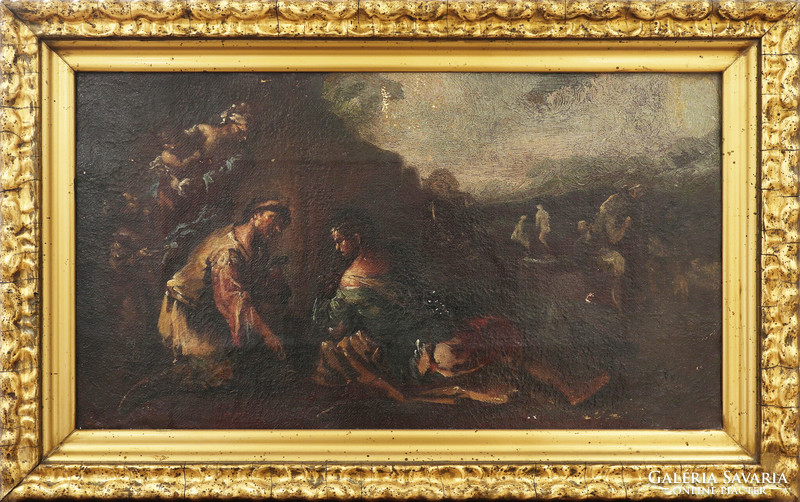 Ismeretlen XVII. századi itáliai festő - Pásztorjelenet