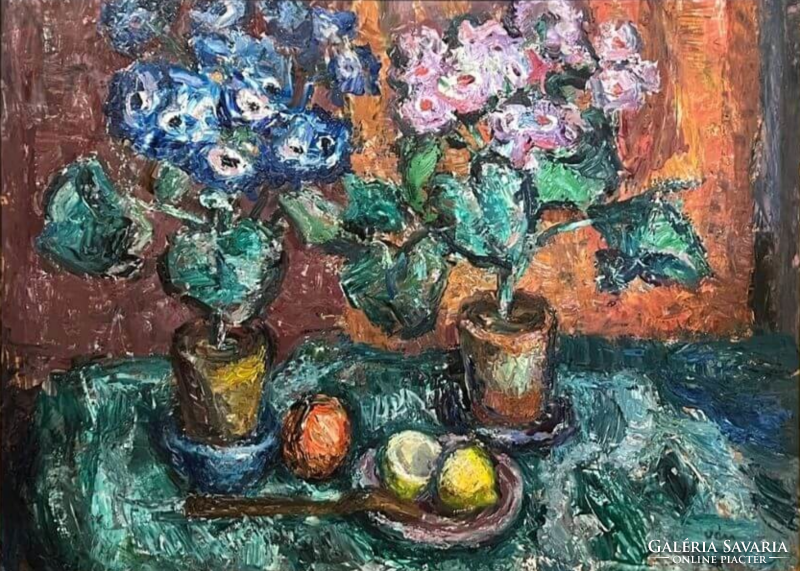 Elder Emil: still life with flowers f676