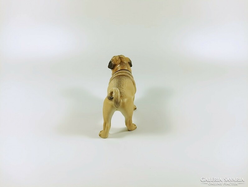 Herendi, pug, dog, hand-painted porcelain figure, perfect! (B139)