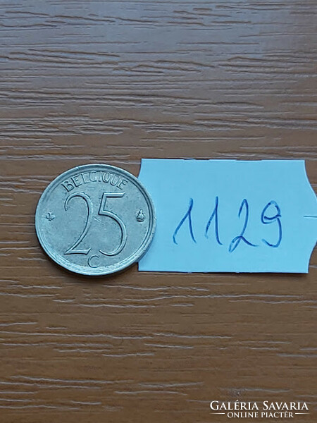 Belgium belgique 25 centimes 1967 1129