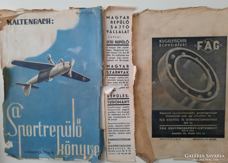Kaltenbach : A sportrepülő könyve 1942.