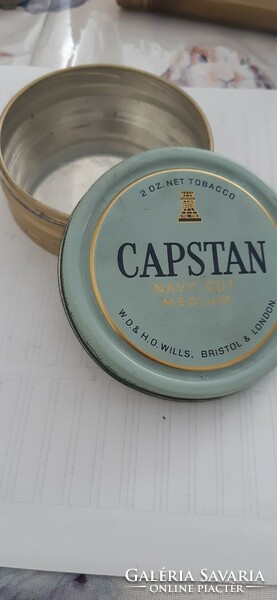 Old capstan pipe tobacco metal box old, rare....