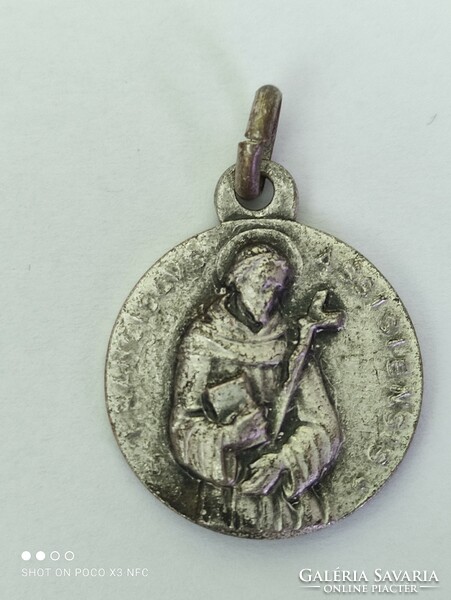 Franciscus assisiensis santa clara and ecco homo jerusalem (obc) pendant two pieces of holy relics