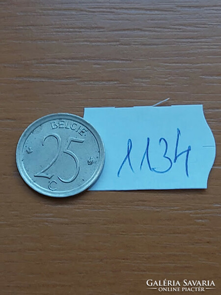 Belgium belgie 25 centimes 1973 1134