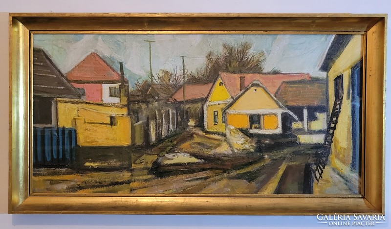 Original painting by István Arató [1922-2010] Budakalász