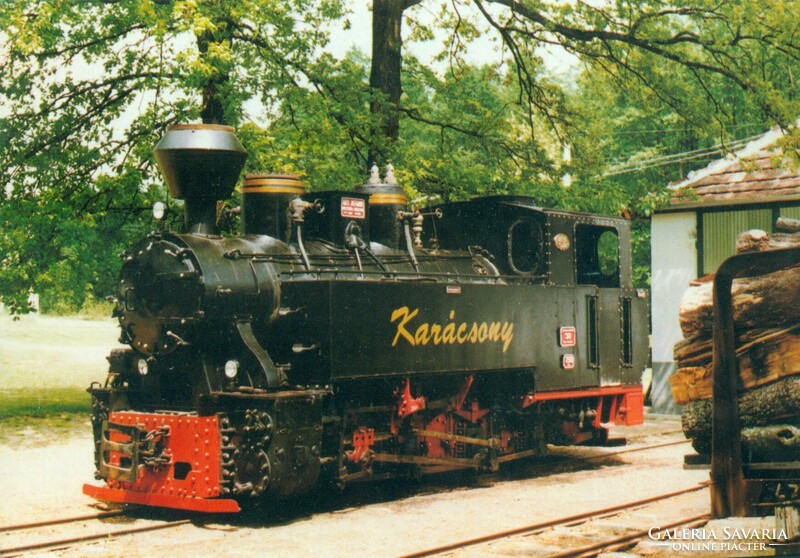 The locomotive of the Kaszó forest railway