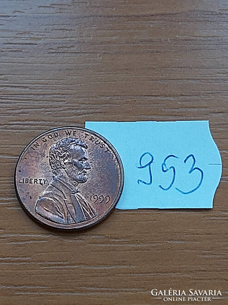 USA 1 CENT 1999  LINCOLN 953