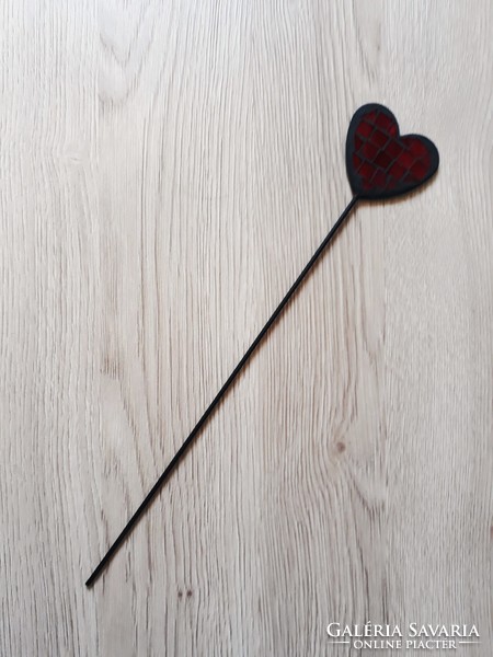 Heart-shaped flower decoration (36 cm)