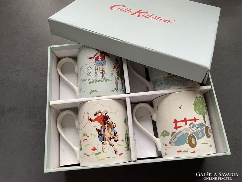 Vintage cath kidston mug set - 4 in a box